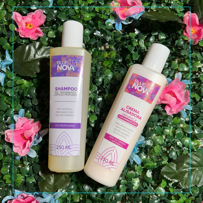 Kit x 2 Shampoo Pretratamiento + Crema Alisadora 250 ML