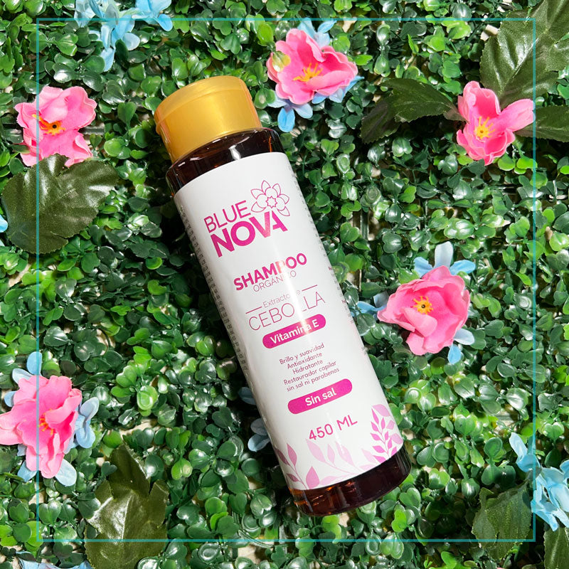 Shampoo de Cebolla + Vitamina E – Crecimiento Acelerado y Fortalecimiento Desde la Raíz