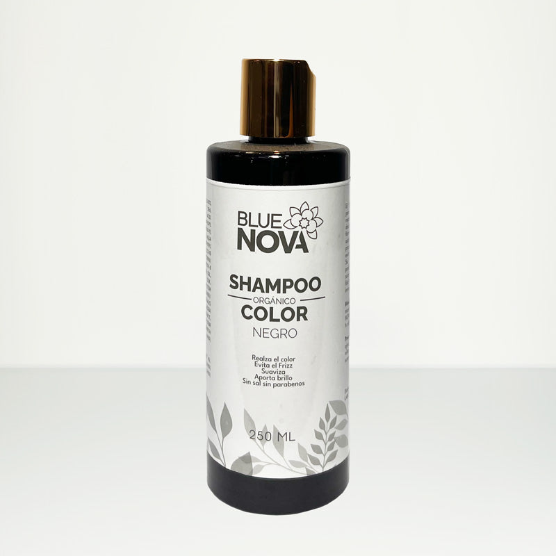 Shampoo Color Chocolate/Negro – Color Natural, Sin Tintes Agresivos, con Brillo y Cuidado Orgánico