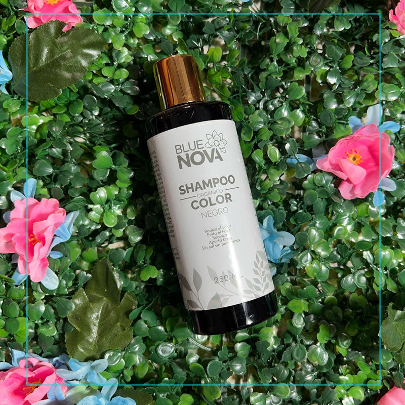 Shampoo Color Chocolate/Negro – Color Natural, Sin Tintes Agresivos, con Brillo y Cuidado Orgánico
