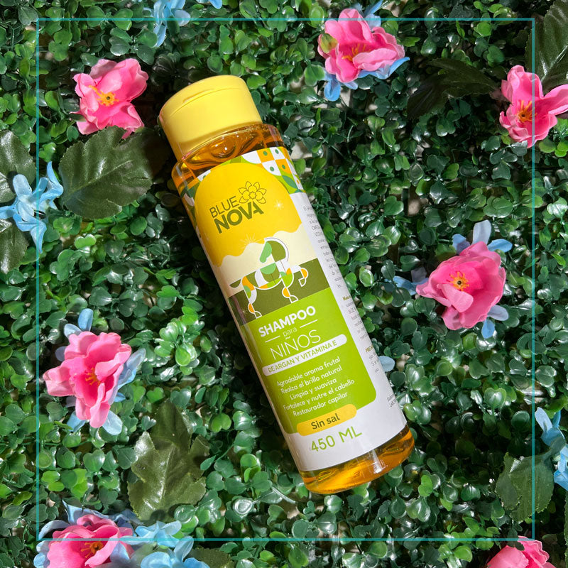 Shampoo Infantil de Argán + Vitamina E – Hidratación, Suavidad y Protección Diaria para los Más Pequeños